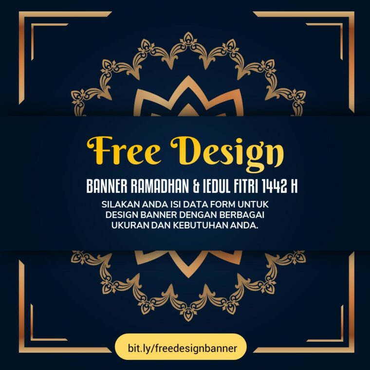 Sedekah Free Design Banner Ramadhan untuk 1000 Masjid