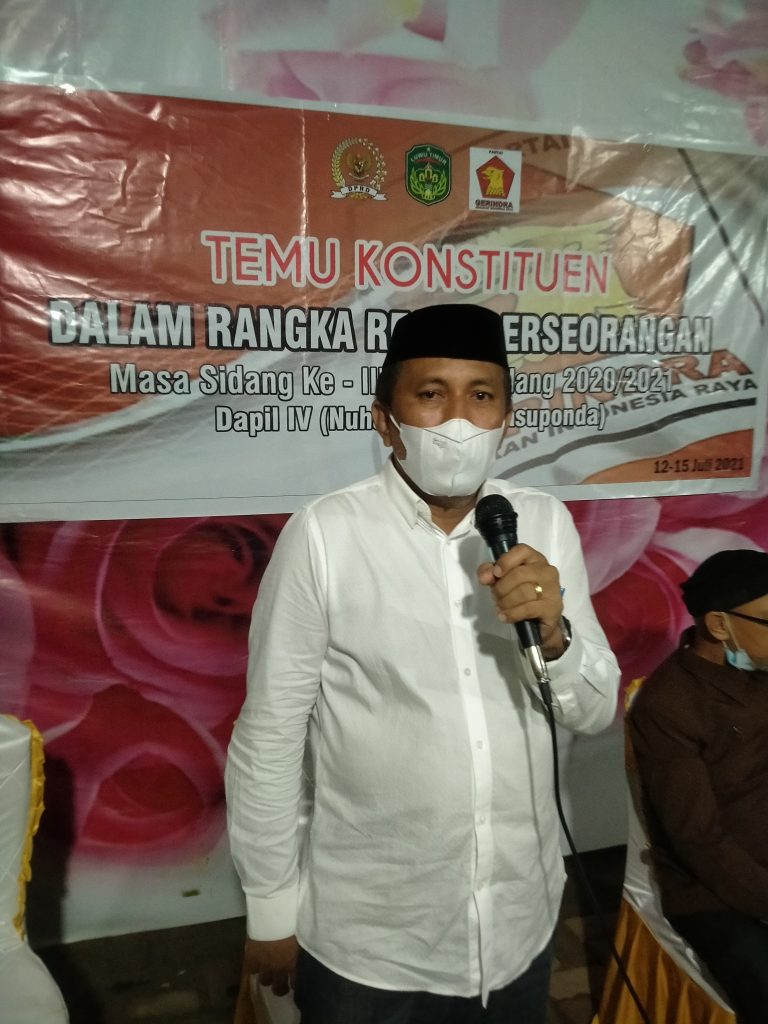 Anggota DPRD A.Baharuddin ,SM Jaring Aspirasi melalui Reses