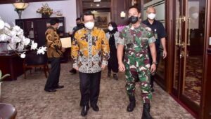 Panglima TNI Jenderal Andika Perkasa Melakukan Kunjungan Kerja Ke Mahkamah Agung RI