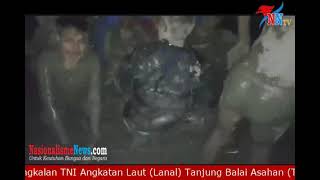 07/02/2022 TNI AL dan POLRI menggagalkan penyelundupan 34 orang PMI ilegal, di Perairan Batubara