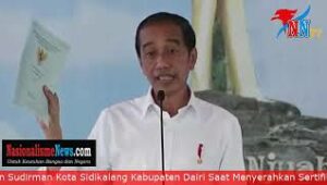 03/02/2022 PRESIDEN JOKOWI BAGIKAN SERTIFIKAT TANAH KEPADA WARGA 600 WARGA DI DAIRI- SUMATERA UTARA