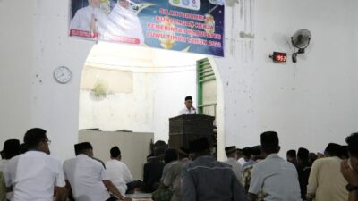 Bupati Sholat Tarwih Bersama Jamaah Masjid Nurul Yakin Mangkutana