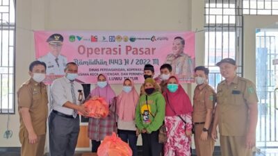 Pasar murah ramadhan berakhir Di Kecamatan Wotu, 3.395 Paket Sembako Disalurkan