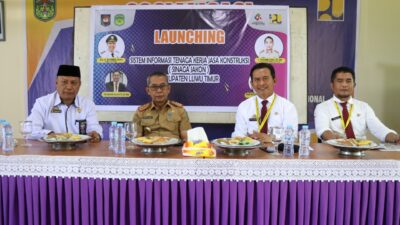 Sekda Luwu Timur Launching Aplikasi Sinaga Jakon dan Simpai