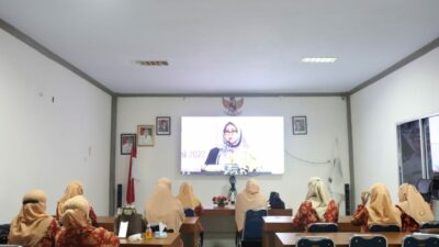 Ketua Dharma Wanita Persatuan Lutim Hadiri Silaturahmi Nasional DWP 2022 Secara Virtual