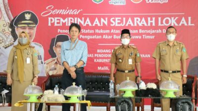 Kepala Disdikbud Lutim Apresiasi Seminar Pembinaan Sejarah Lokal