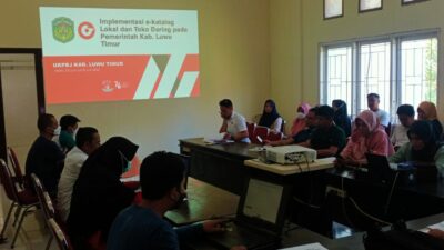 Pemkab Lutim Gelar Fasilitasi Onboarding Penyedia UMKM Pada Ekatalog Lokal dan Toko Daring