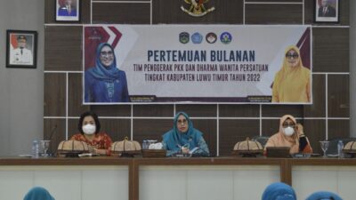 Rapat Bersama DWP dan TP PKK Kecamatan, Sufriaty Singgung Program Kabupaten Sehat