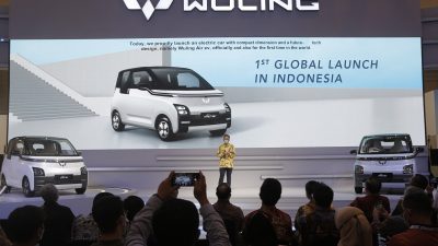 Kendaraan Listrik Pertama Wuling untuk Indonesia Air ev Diluncurkan Secara Global