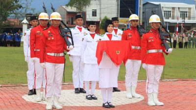 Paskibaraka Lutim Sukses Melaksanakan Tugas Pada HUT RI Ke-77