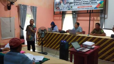 DPKP Lutim Gelar Pelatihan Literasi Keuangan Bagi Petani Penerima Manfaat Program READSI