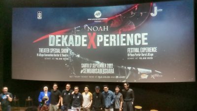 Dekade Xprerience Gelar Konser 10 tahun Perjalanan NOAH pada 17 September 2022