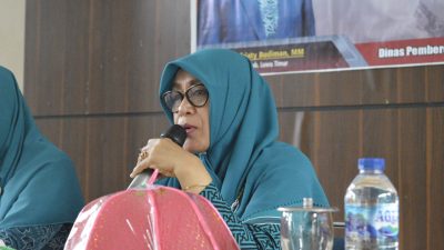 Ketua DWP Lutim Buka Sosialisasi Tupoksi Kader Posyandu se-Kecamatan Tomoni