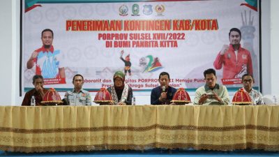 Kontingen Porprov Lutim Tiba di Kabupaten Sinjai