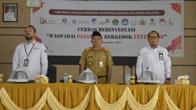 Asisten Perekonomian Buka Sosialisasi Waspada Penipuan Berkedok Investasi Bagi ASN Lutim