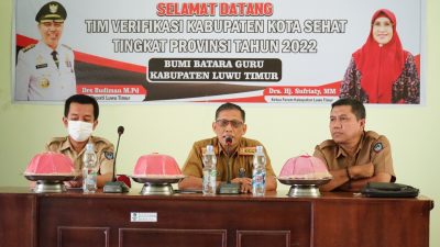 Kunjungi Lutim, Tim Verifikasi KKS Sulsel Lakukan Pemeriksaan Dokumen dan Peninjauan Lapangan