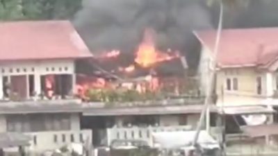 Rumah Warga di kota Makale, Tana Toraja Kebakaran, Diduga Korsleting Listrik