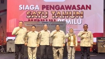 Bawaslu Launching Posko Kawal Hak Pilih Dan Deklarasi Pemilu Damai & Berintegritas Dalam “Siaga Pengawasan Satu Tahun Menuju Pemilu 2024”