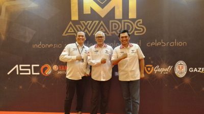 Priandi Satria Direktur Mandalika GrandPrix Association ( MGPA ) menghadiri IMI AWARD 2023 bersama beberapa Pengurus MGPA di Hotel Sultan Jakarta ,