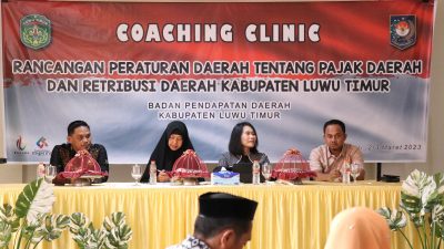 Asisten Administrasi Umum Buka Coaching Clinic Penyusunan Ranperda Pajak dan Retribusi Daerah 2023