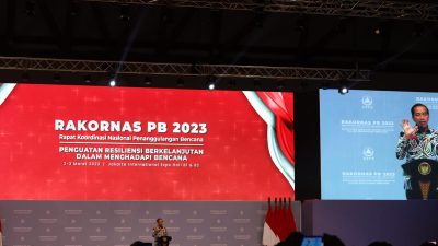 Bupati Bersama Kapolres Lutim Hadiri Rakornas PB Tahun 2023 di Jakarta