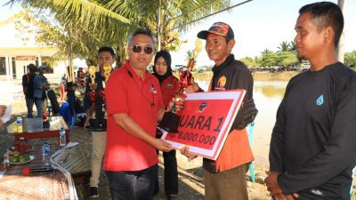 Bupati Budiman Tutup Lomba Mancing Sahabat Desa Cup I