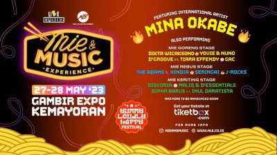 Live Experience & New Live Entertainment Mempersembahkan Mie & Music Experience Festival: All About Food & Music Experience Dengan Tiga Stages & Dua Food Area 27 & 28 Mei 2023 di Gambir JIExpo Kemayoran