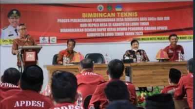 Gelar Bimtek Proses Perencanaan Pembangunan Desa Berbasis Data SDGis & IDM