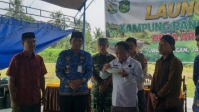 Launching Kampung Pangan di Desa Argomulyo, Begini Kata Kajari Lutim