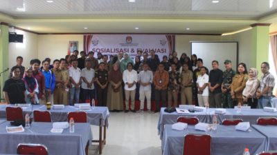 Asisten Pemerintahan Hadiri Sosialisasi dan Evaluasi Tahapan Penyusunan Dapil dan Alokasi Kursi Pemilu 2024