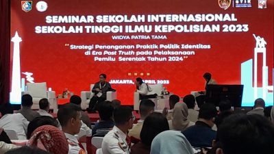 Seminar Bertema “Strategi Penanganan Praktik Politik Identitas Di Era Post Trust di Gelar oleh STIK -PTIK Jakarta