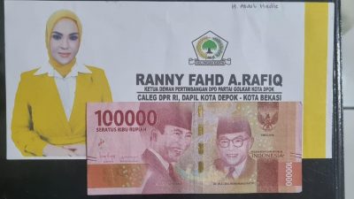 Terkait Temuan Bagi Uang THR, Ranny A Rafik Akan di Laporkan Ke Bawaslu