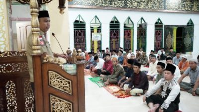 Safari Ramadhan di Angkona, Bupati Budiman Minta Rumah Ibadah di Jaga Dengan Baik