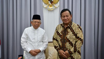 Wapres Dikunjungi Menhan Prabowo dan Kasad Dudung