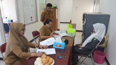 Dinas Perpustakaan dan Kearsipan Lakukan Penilaian Arsip Dinamis Diskominfo SP Lutim