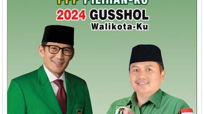 PPP Kota Bekasi Dorong Sandiaga Uno Jadi Cawapres Ganjar