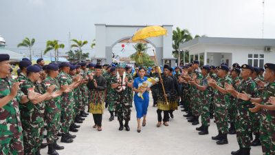 Pangkalan TNI AL Dumai Laksanakan Penyambutan dan Entry Briefing Danlanal