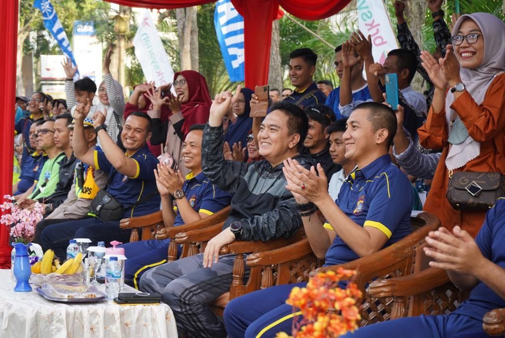 Polda Riau Menggelar Acara Lomba Polisi Cilik Dalam Rangka Hari Bhayangkara ke 77