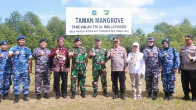 Aster Panglima TNI Tinjau 8.000 Pohon Mangrove di Desa Pagatan Besar