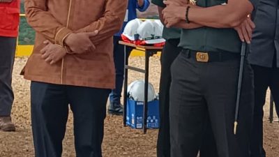 Ketua DPRD Lutim Aripin bersama Pangdam XIV/Hasanuddin melakukan tinjauan kawasan PT.VALE Indonesi yang merupakan salah satu Objek Vital Nasional