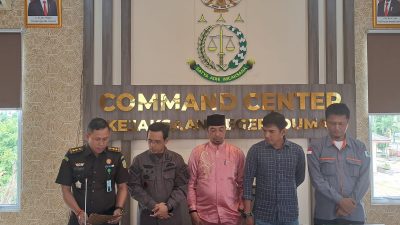 Para Pihak Proyek Strategis Daerah nyatakan PAKTA INTEGRITAS di Kejari Dumai