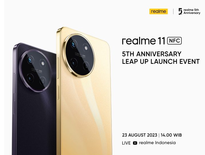 Rayakan Ulang Tahun ke-5, realme Selenggarakan Fan Festival dan Hadirkan realme 11 “Leap Beyond the Competition” di Indonesia pada 23 Agustus 2023