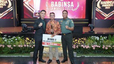 Kodim 0510/Tigaraksa kembali Torehkan Juara 1 Babinsa Award