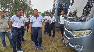 Tingkatkan Operasional Pangkalan, Danlanal Bintan Laksanakan Pengecekan Secara Fisik Kendaraan Dinas