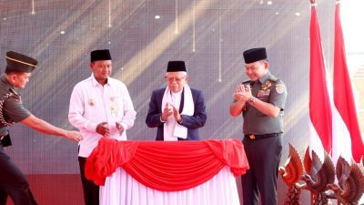 Resmikan Masjid Syarif Abdurachman Cirebon, Wapres RI Didampingi Kasad