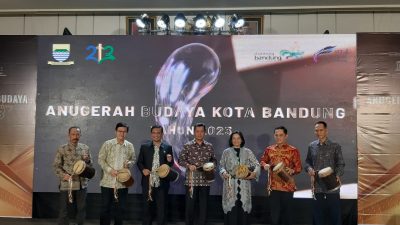 Komandan Lanal Bandung Hadiri Acara Anugerah Budaya Kota Bandung Tahun 2023