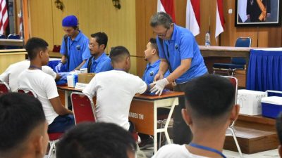 PANDA LANTAMAL III JAKARTA GELAR TES PEMERIKSAAN LABORATORIUM CABA DAN CATA PK TNI AL GEL II TA 2023