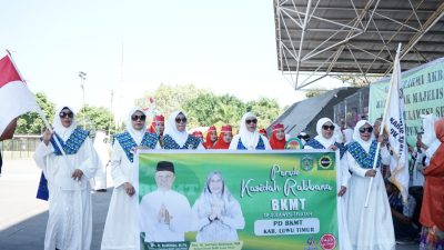 Kabupaten Lutim Raih Juara Tiga Parade Kasida Rebana BKMT se Sulsel