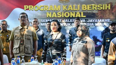 Sambut Peringatan Hari Jadi Ke – 78 TNI Angkatan Laut Tahun 2023, Lanal Bandung Gelar Program Kali Bersih (Prokasih) Nasional Tahun 2023 Secara Serentak