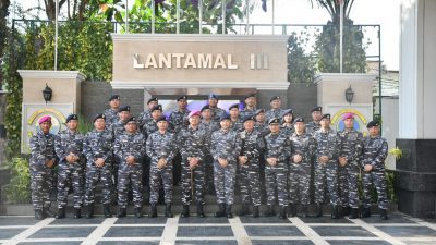 DANLANTAMAL III JAKARTA PIMPIN SERTIJAB KAAKUN LANTAMAL III JAKARTA